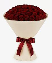 Букет 101 Бордовая роза Блэк Бакарра в Чернышевске