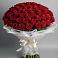 Букет 101 Красная роза Блэк Мэджик в Чернышевске