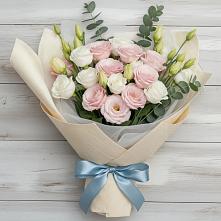 Букет цветов из:  Лизиантусы в Чернышевске