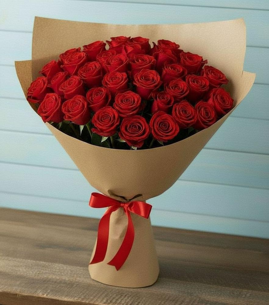 Букет Красные розы Милано в Чернышевске