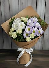 Букет цветов из:  Хризантемы и Розы в Чернышевске