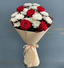 Букет цветов из:  Розы и Хризантемы в Чернышевске