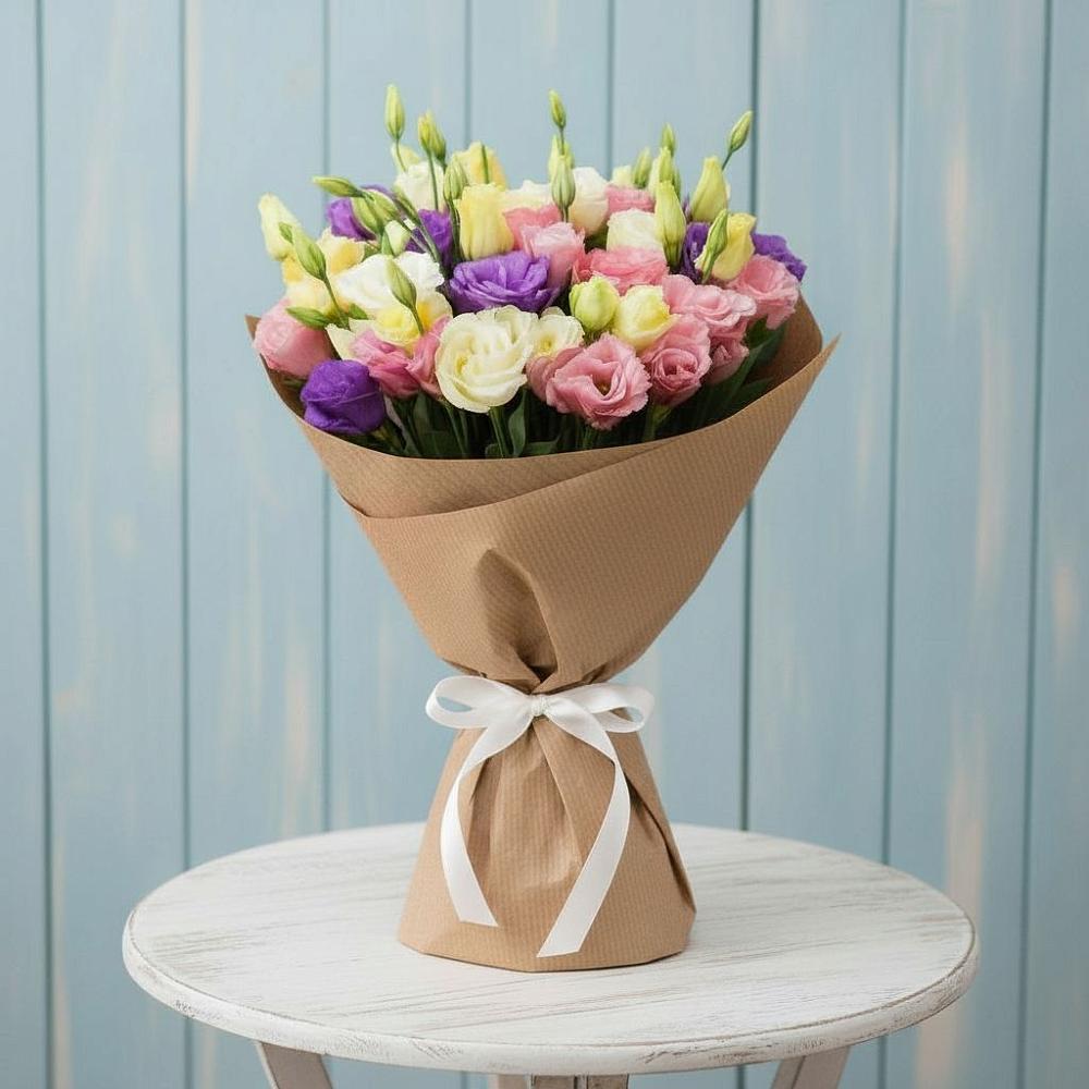 Букет цветов из: Лизиантусы в Чернышевске