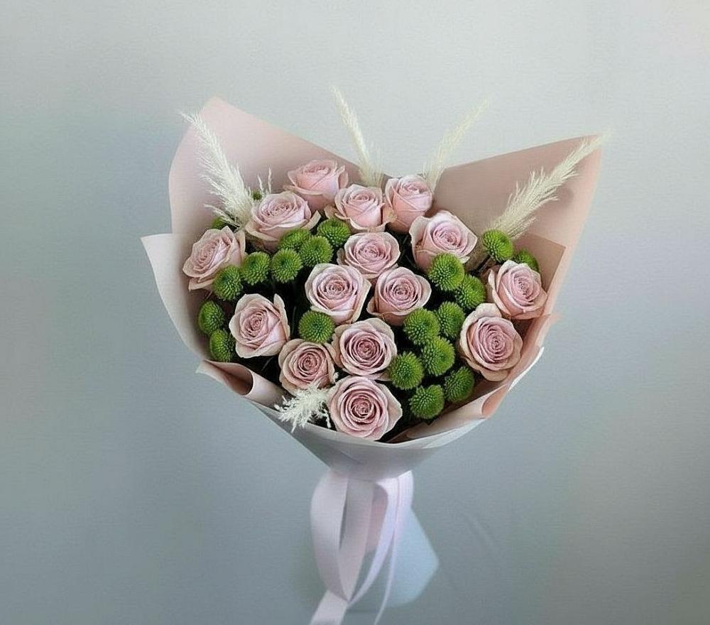 Букет цветов из: Розы и Хризантемы в Чернышевске