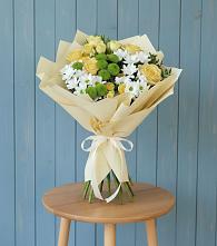 Букет цветов из:  Хризантемы и Розы #REPLACE_PRED# Чернышевске