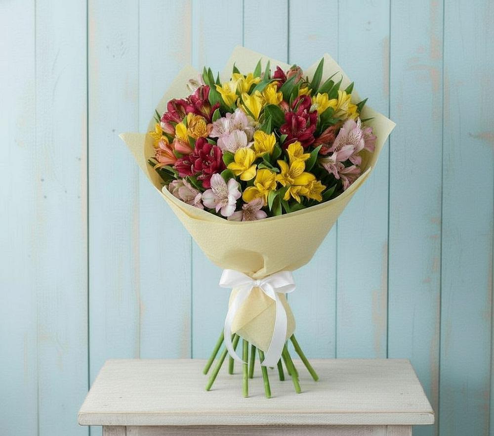 Букет цветов из: Альстромерии в Чернышевске