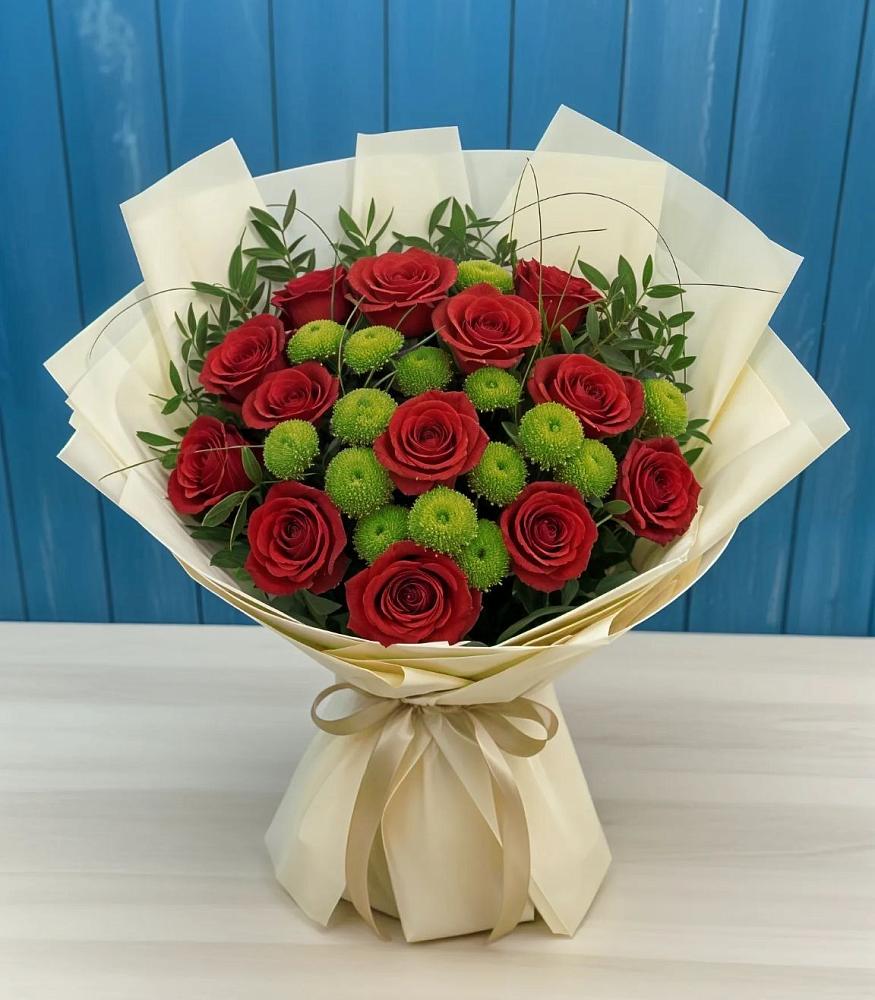 Букет цветов из: Розы и Хризантемы в Чернышевске