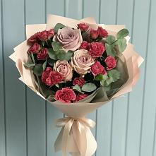 Букет цветов из:  Гвоздики и Розы #REPLACE_PRED# Чернышевске